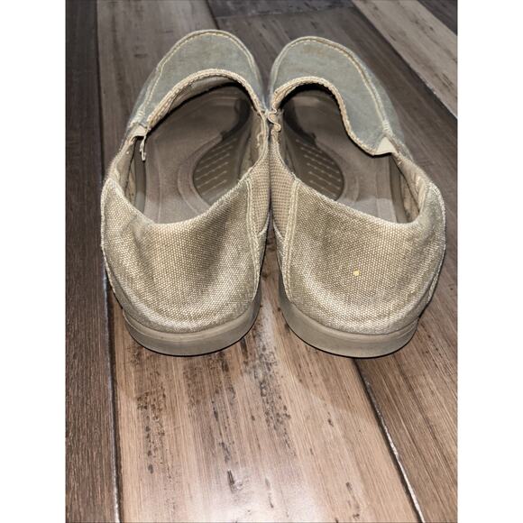 Crocs Santa Cruz Canvas Triple Comfort Luxe Slip On Loafers 202056 men’s size 11 - Picture 4 of 6